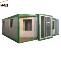 20ft 40ft 2 bedroom 3 bedroom folding expandable granny flat prefabricated container house 37 sqm