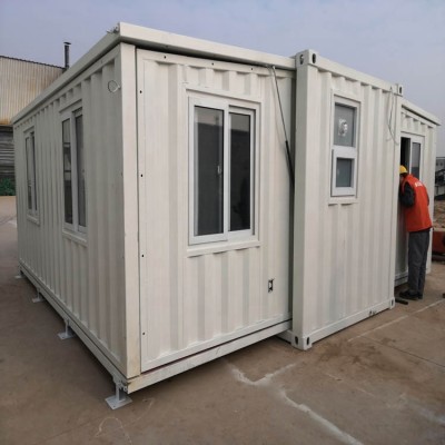 Prefab easy assembly fully furnished expandable house container modular home solar