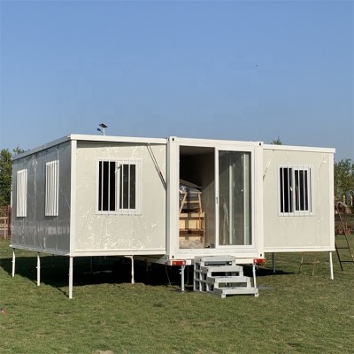 Prefabricated container houses with kitchen bathroom flat pack container homes for sale